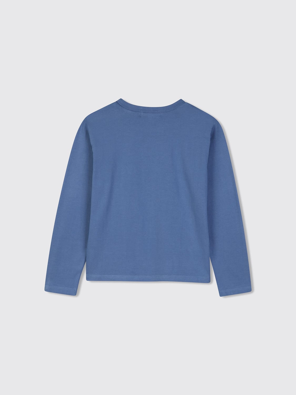 BILLIEBLUSH T-SHIRT: Langärmeliges Baumwoll-T-Shirt Billieblush für Mädchen mit Logo-Print, Blau - Img 2