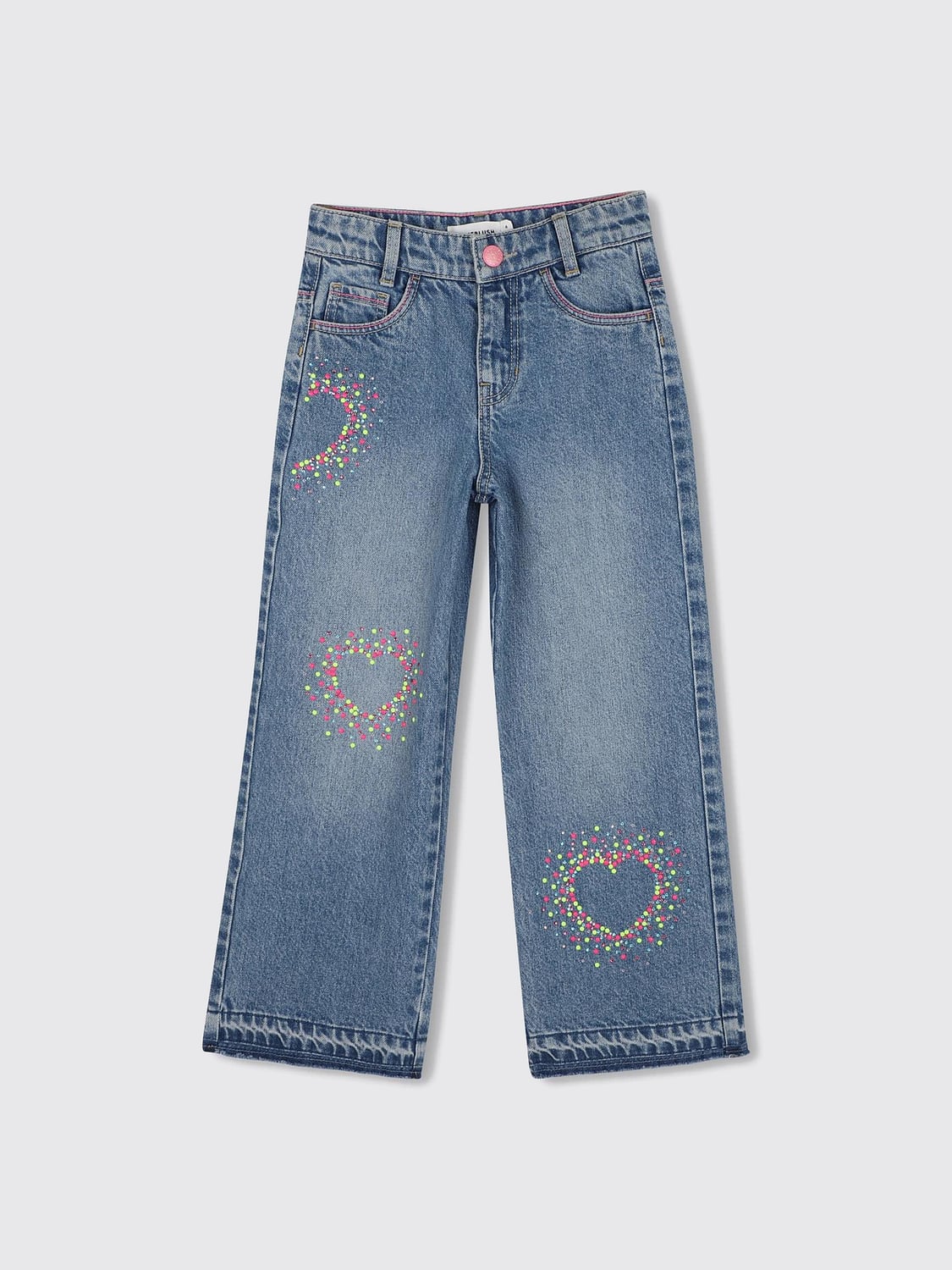 BILLIEBLUSH JEANS: Jeans niños Billieblush, Azul Oscuro - Img 1
