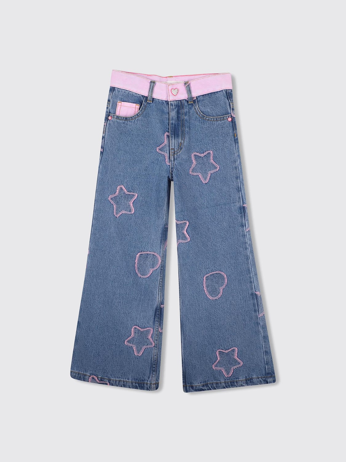 BILLIEBLUSH JEANS: Jeans niños Billieblush, Azul Oscuro - Img 1