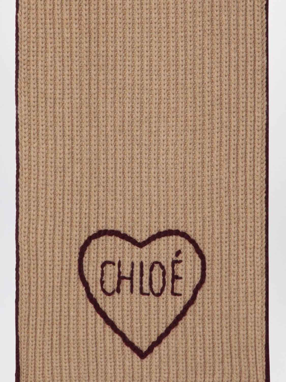CHLOÉ SCARF: Scarf woman ChloÉ, Brown - Img 2