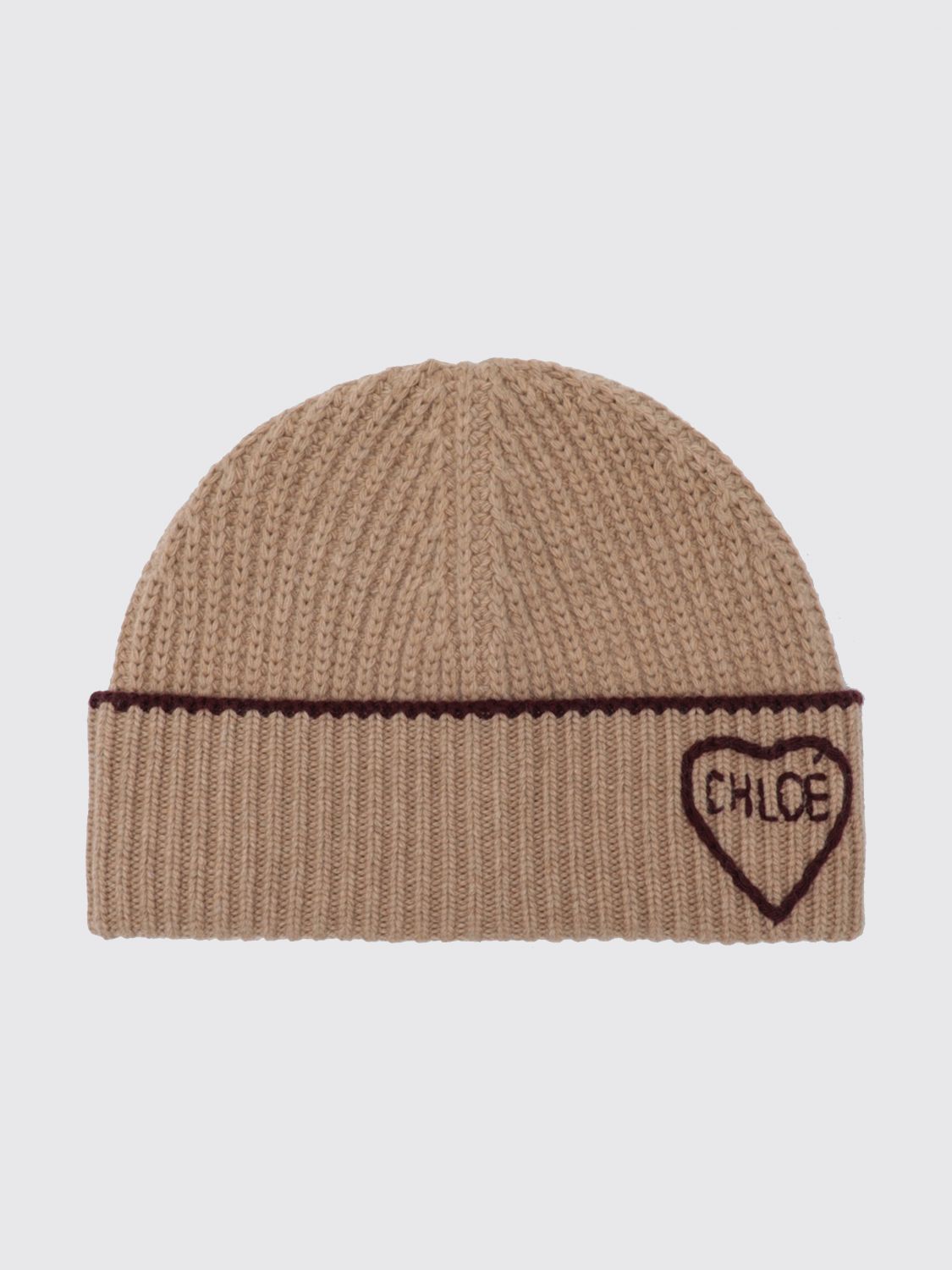 CHLOÉ CAPPELLO: Cappello donna ChloÉ, Marrone - Img 1