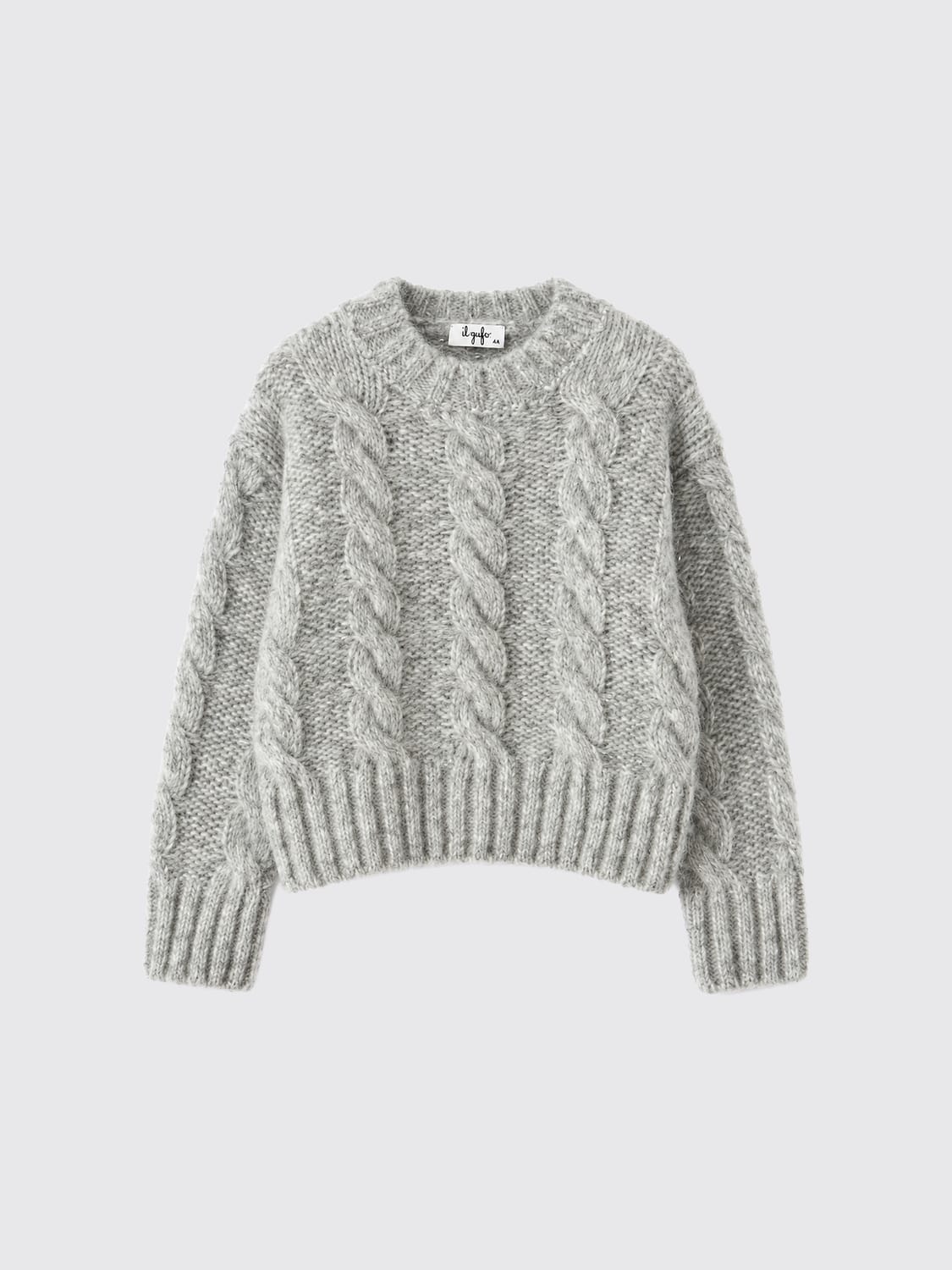 IL GUFO PULLOVER: Pullover kinder Il Gufo, Grau - Img 1