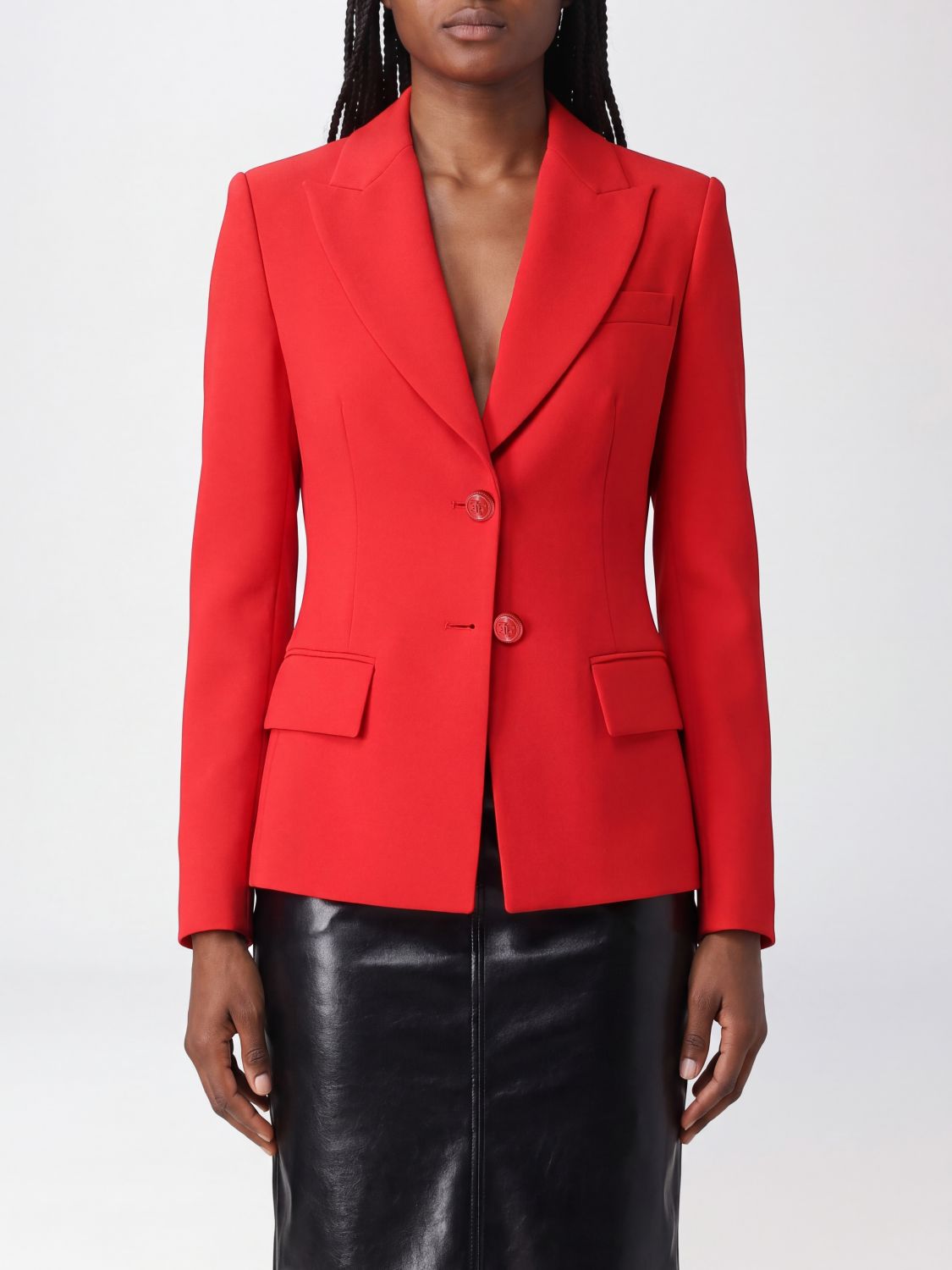 ELISABETTA FRANCHI ジャケット: ジャケット レディース Elisabetta Franchi, レッド - Img 1