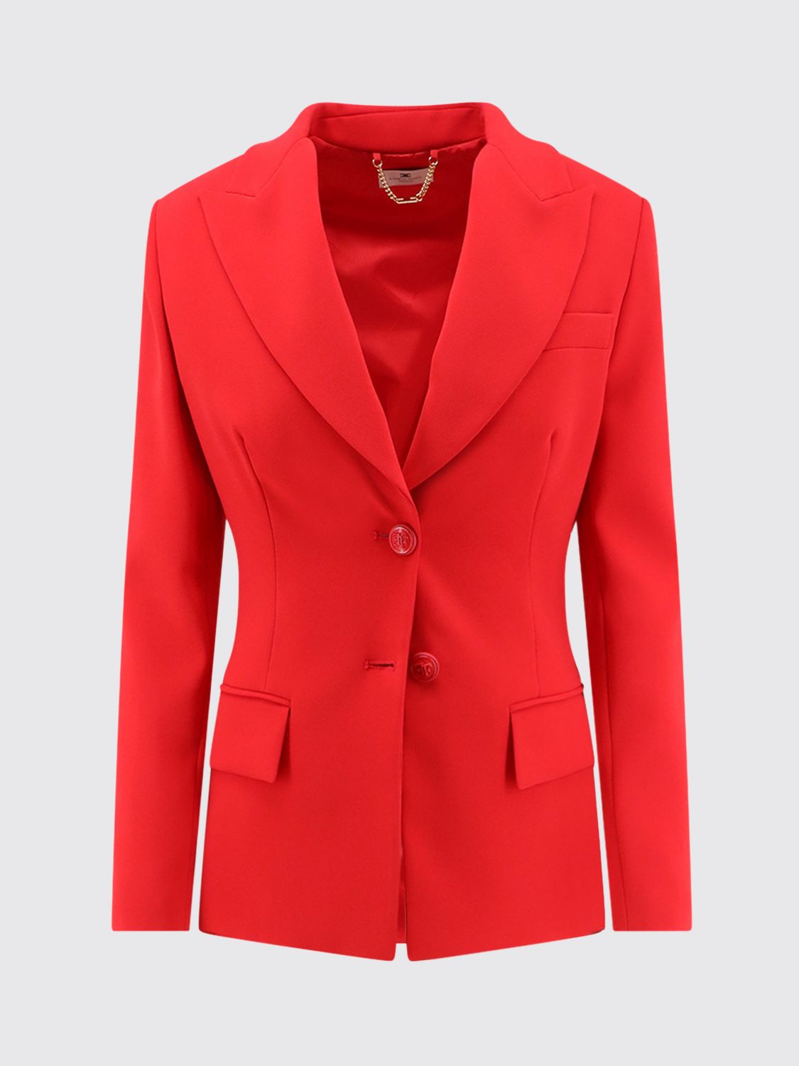 ELISABETTA FRANCHI ジャケット: ジャケット レディース Elisabetta Franchi, レッド - Img 2