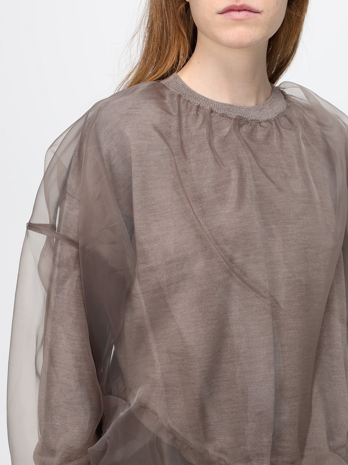 MEIMEIJ PULLOVER: Pullover damen Meimeij, Mastik - Img 3