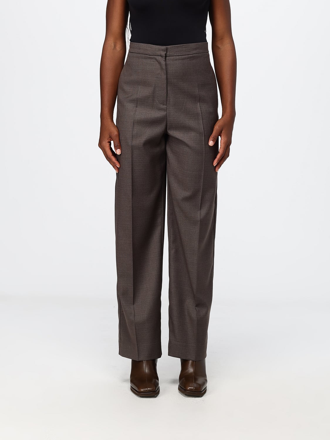 MEIMEIJ PANTS: Pants woman Meimeij, Brown - Img 1