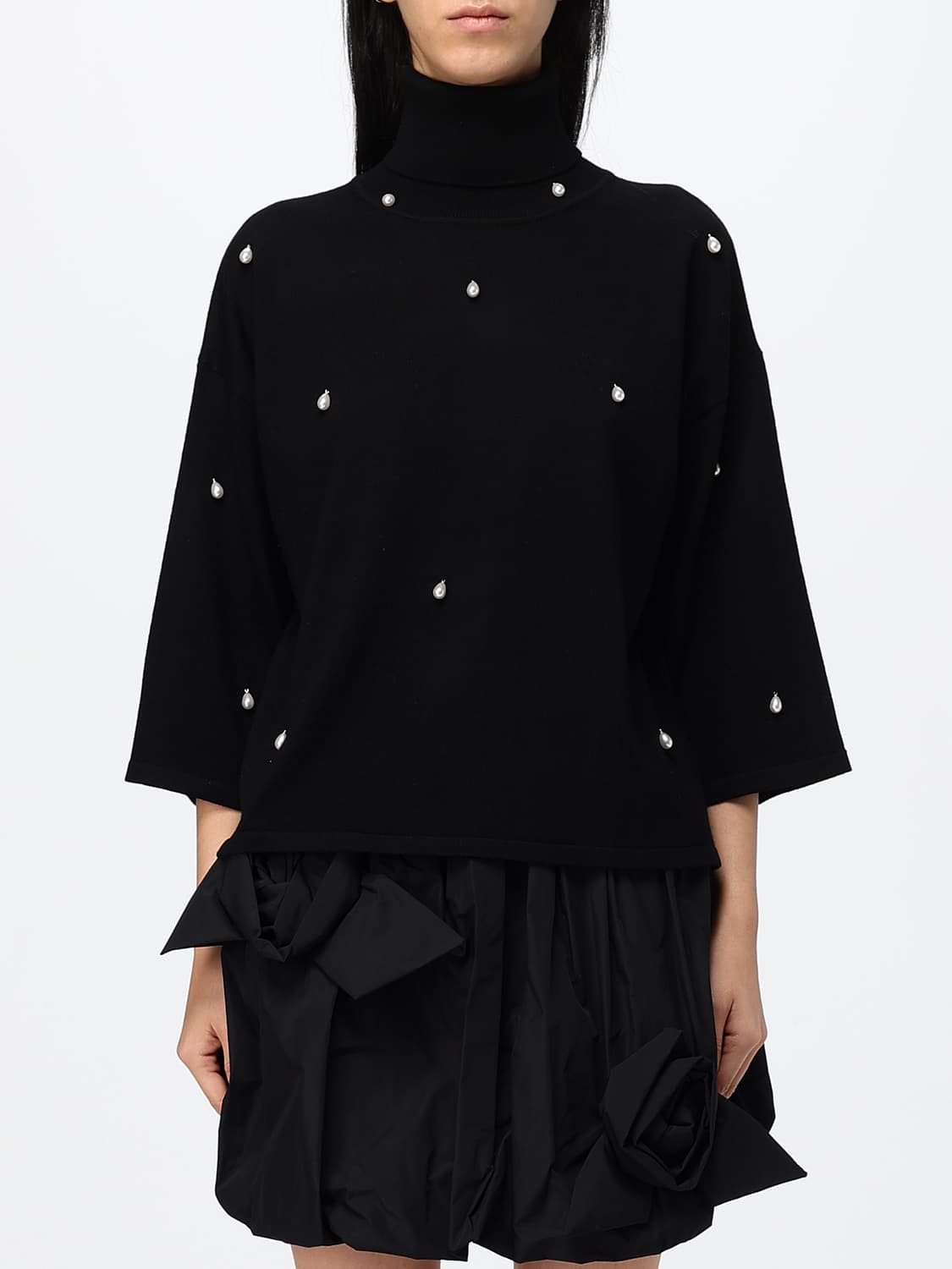 MEIMEIJ PULLOVER: Pullover damen Meimeij, Schwarz - Img 1