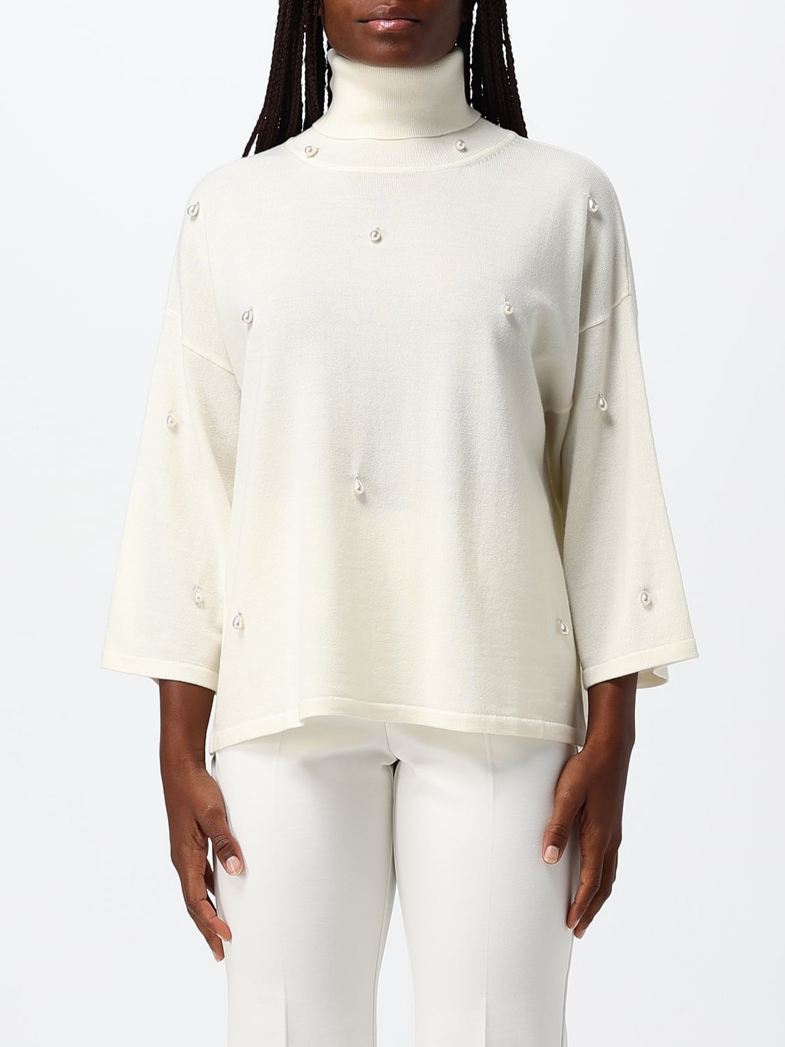MEIMEIJ PULLOVER: Pullover damen Meimeij, Yellow Cream - Img 1