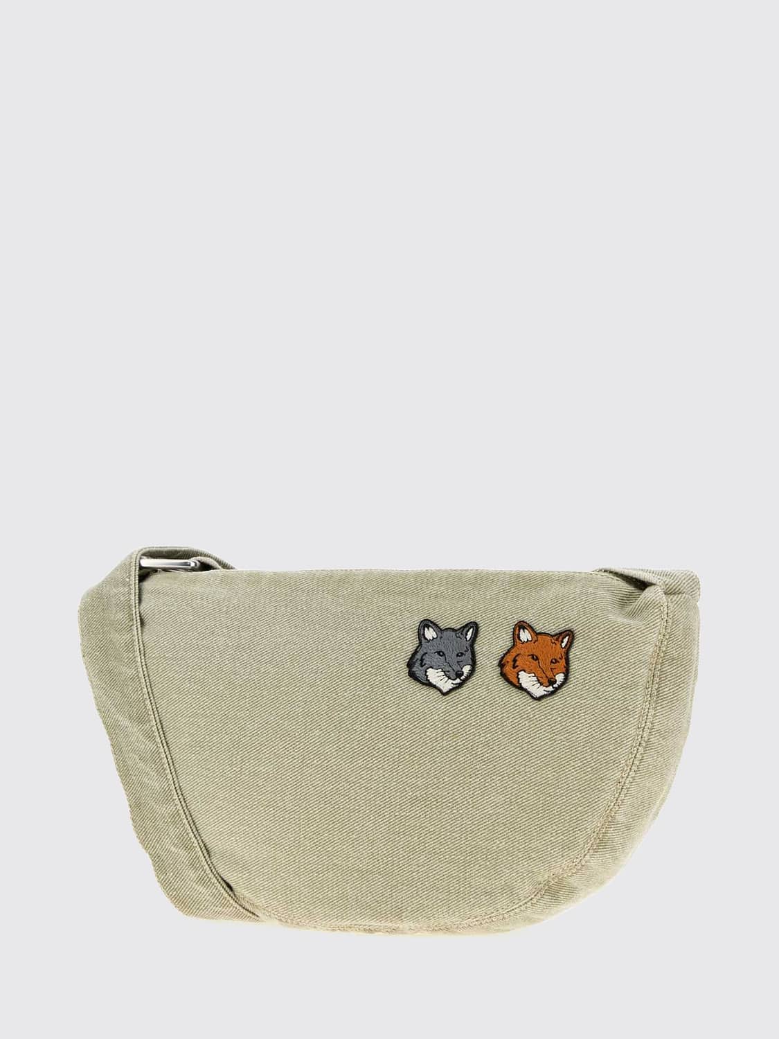MAISON KITSUNÉ СУМКА: Сумка Мужское Maison KitsunÉ, Зеленый - Img 3