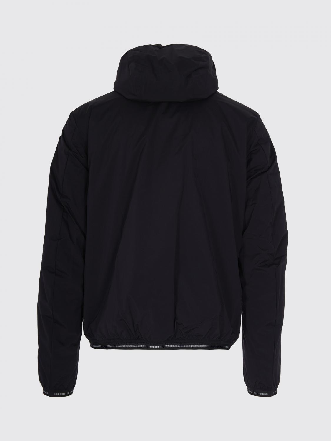 BLAUER GIACCA: Giacca a vento D-Devon Blauer leggera e antivento con cappuccio e logo, Nero - Img 3