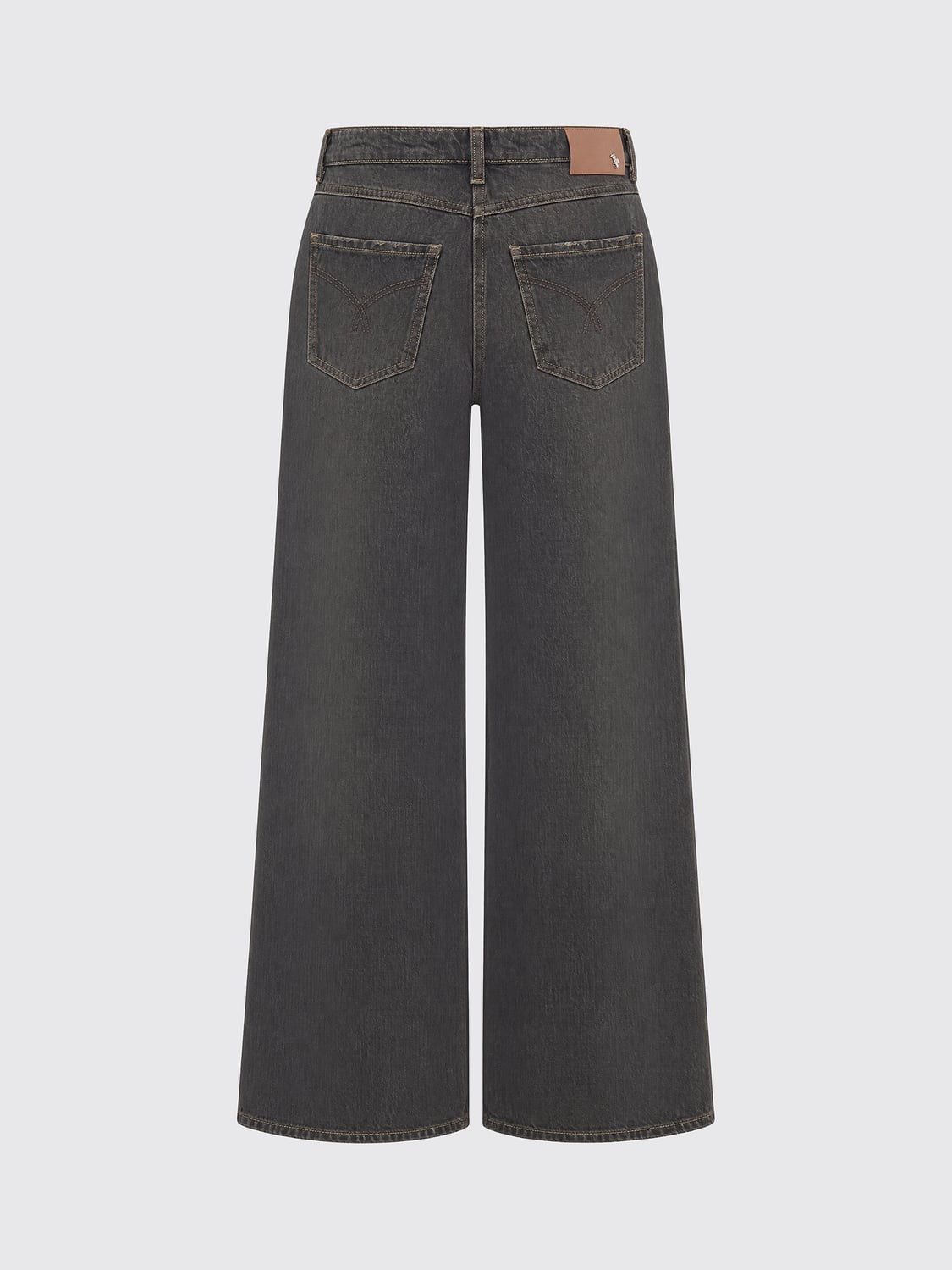 PATRIZIA PEPE JEANS: Jeans damen Patrizia Pepe, Braun - Img 3