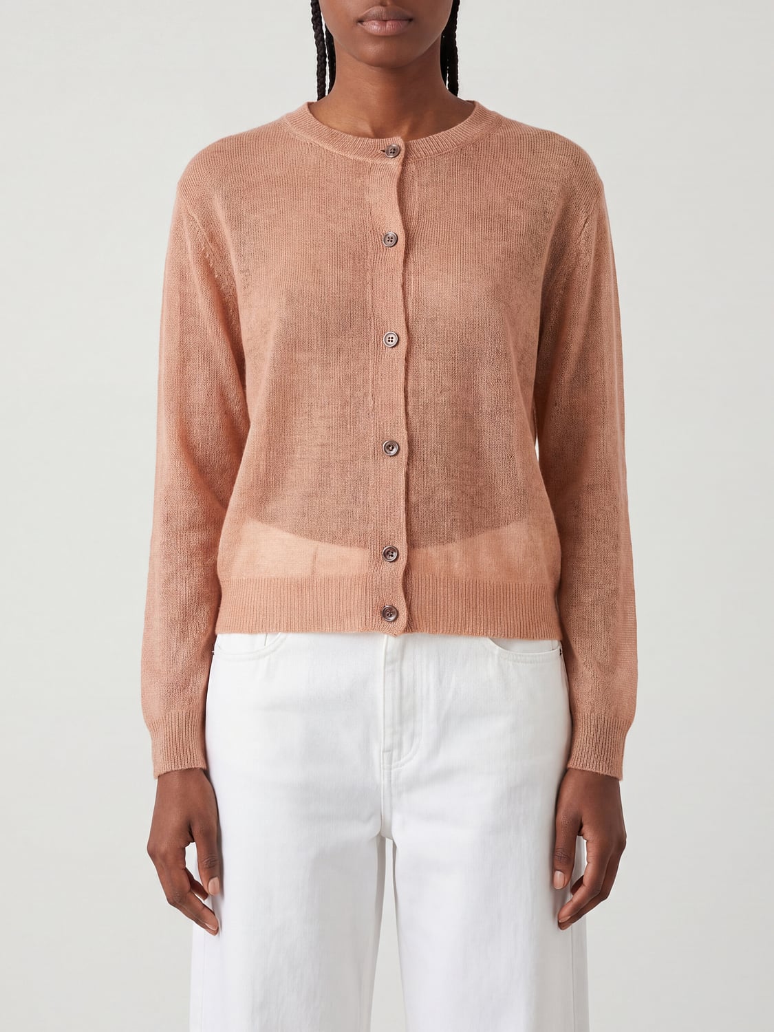 STUDIO NICHOLSON JERSEY: Jersey mujer Studio Nicholson, Camello - Img 1