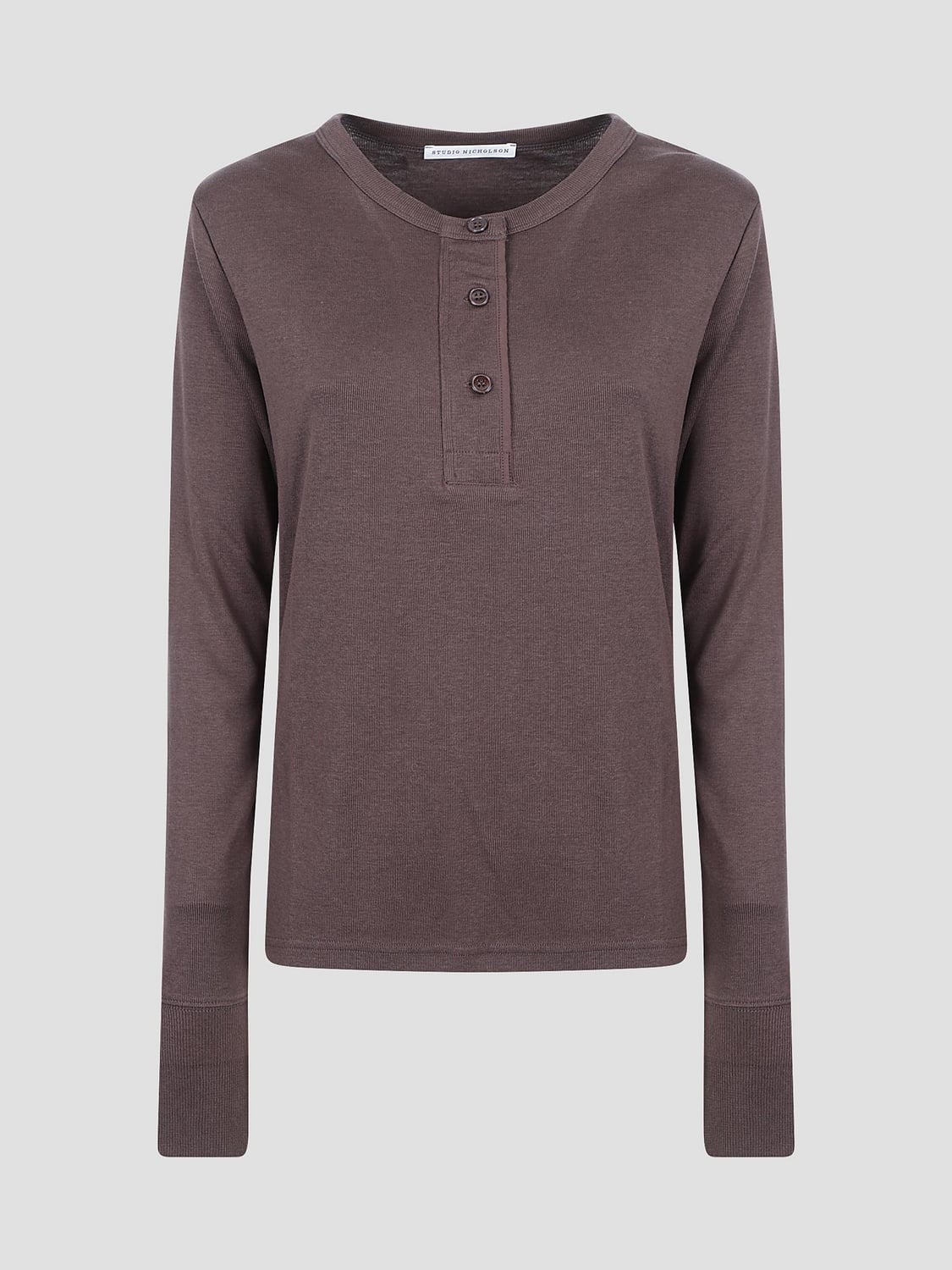 STUDIO NICHOLSON CAMISA: Camisa mujer Studio Nicholson, Café - Img 2