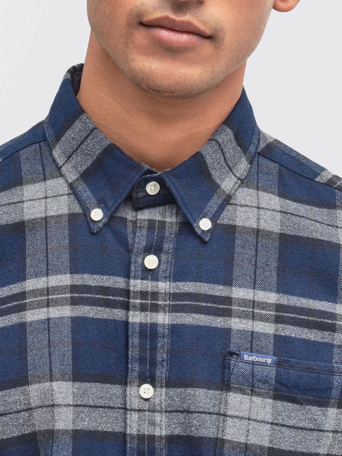 BARBOUR CAMICIA: Camicia uomo Barbour, Grigio - Img 3