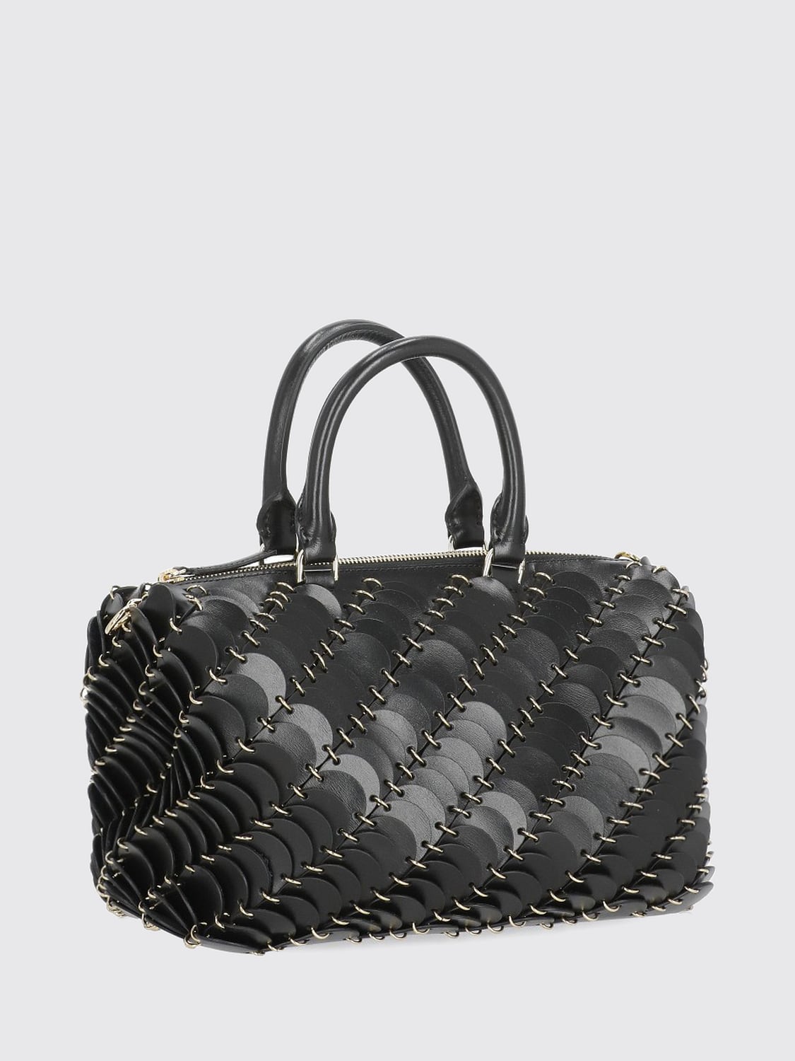 RABANNE BORSA A SPALLA: Borsa a spalla donna Rabanne, Nero - Img 3