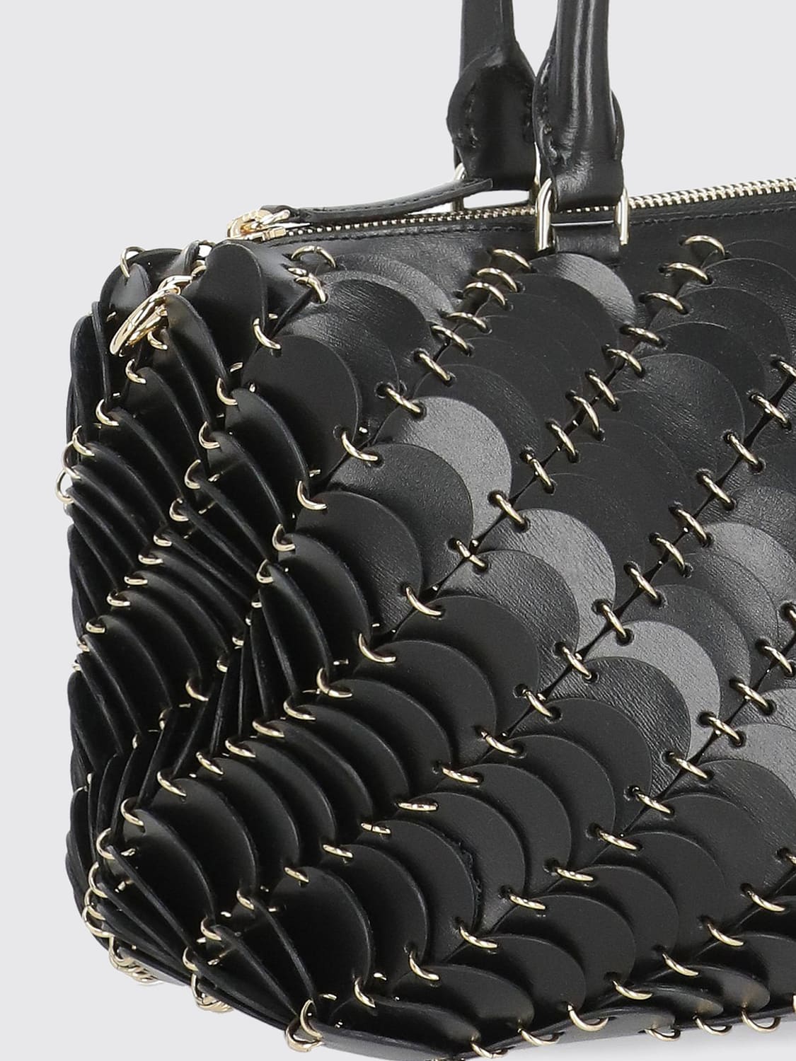 RABANNE BORSA A SPALLA: Borsa a spalla donna Rabanne, Nero - Img 4