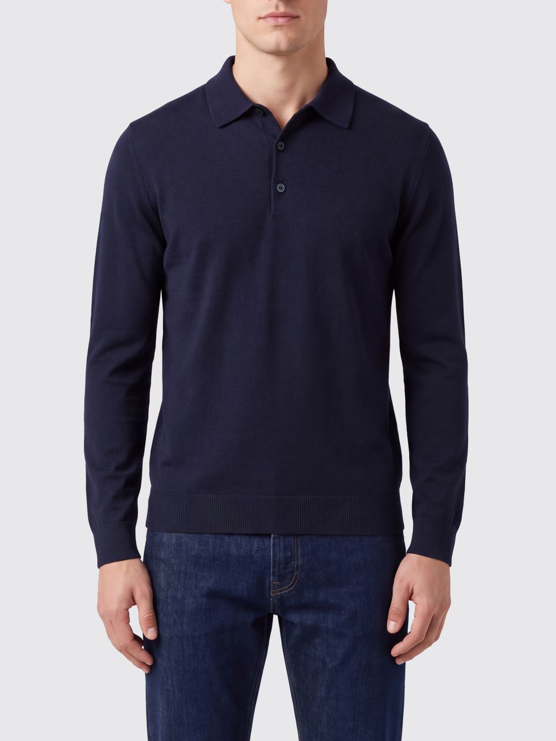 BALLANTYNE POLO: Polo homme Ballantyne, Bleu Marine - Img 1