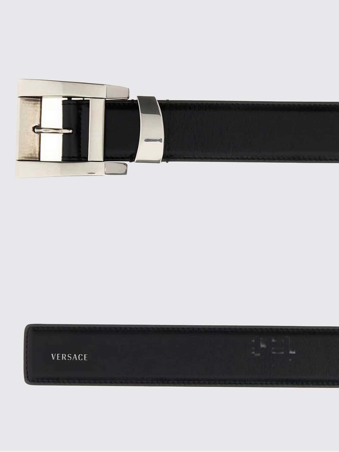 VERSACE BELT: Belt men Versace, Black - Img 2