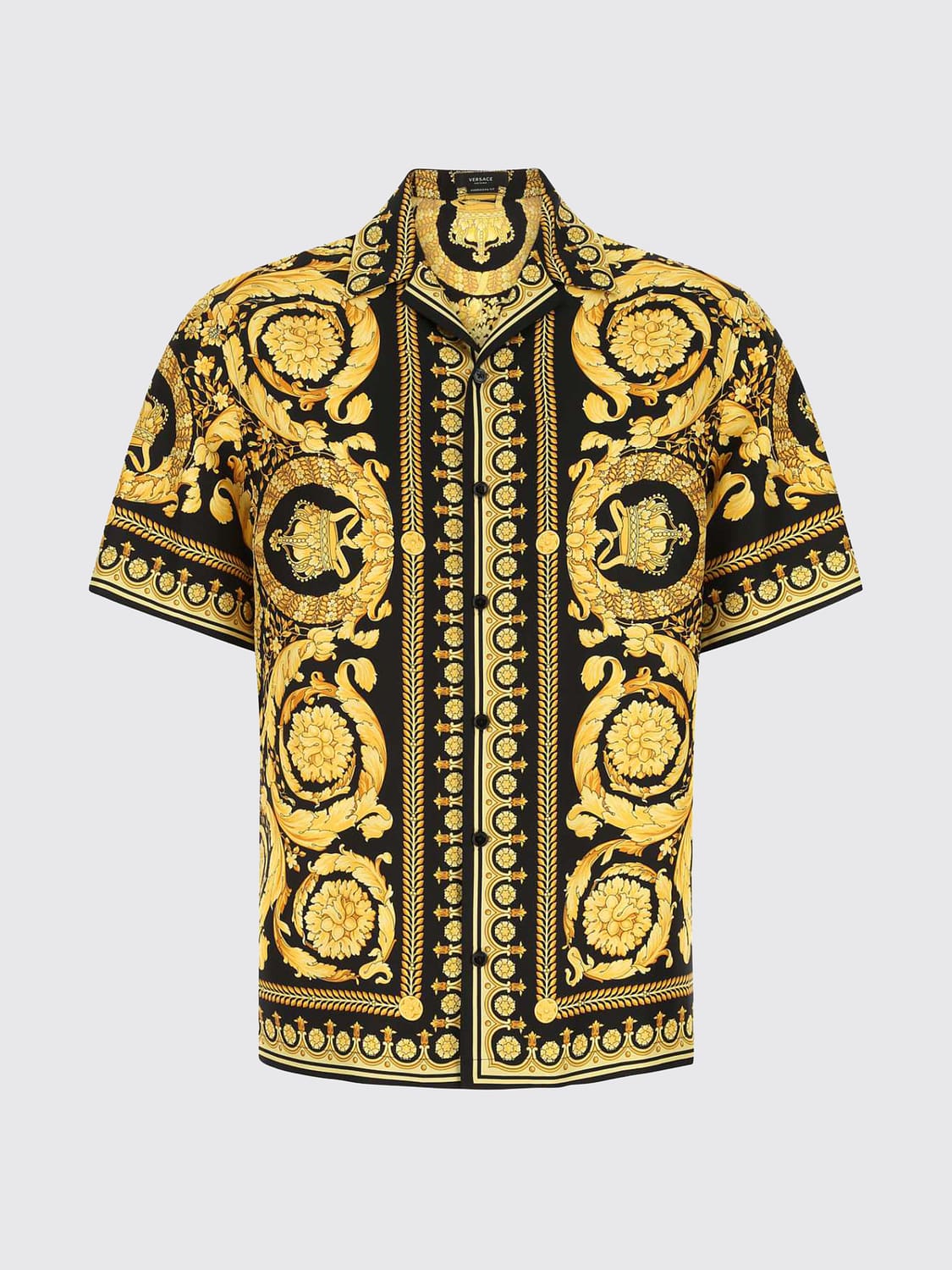 VERSACE SHIRT: Shirt men Versace, Black - Img 2