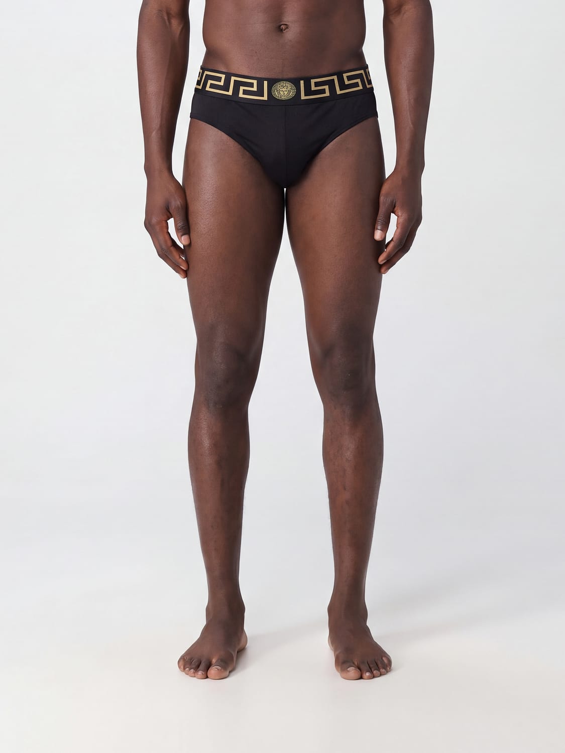 VERSACE BADEMODE: Bademode herren Versace, Schwarz - Img 1