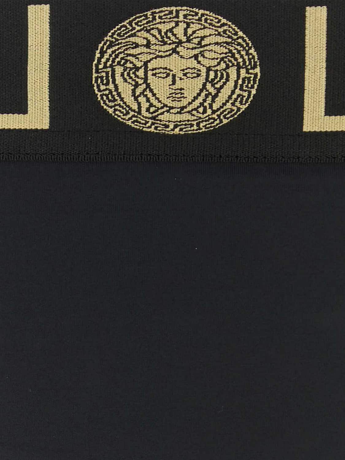 VERSACE BADEMODE: Bademode herren Versace, Schwarz - Img 4