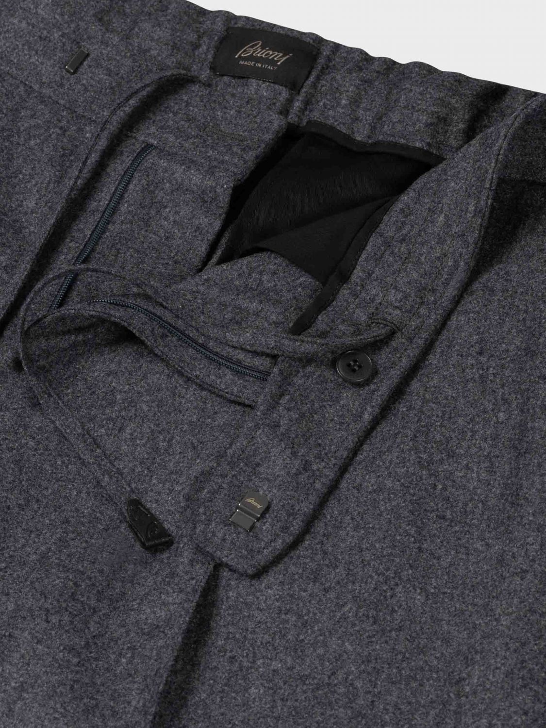 BRIONI 팬츠: 팬츠 남성 Brioni, 그레이 - Img 4