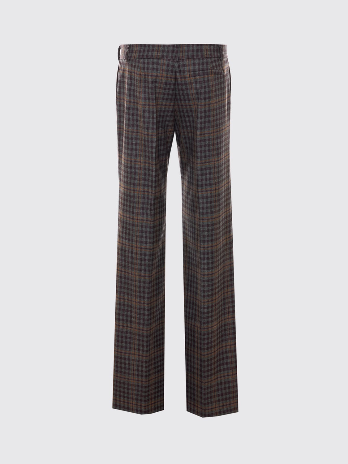 ANIYE BY PANTS: Prince of Wales Check Straight-Leg Trousers Aniye by in Viscose Blend, Grey - Img 3