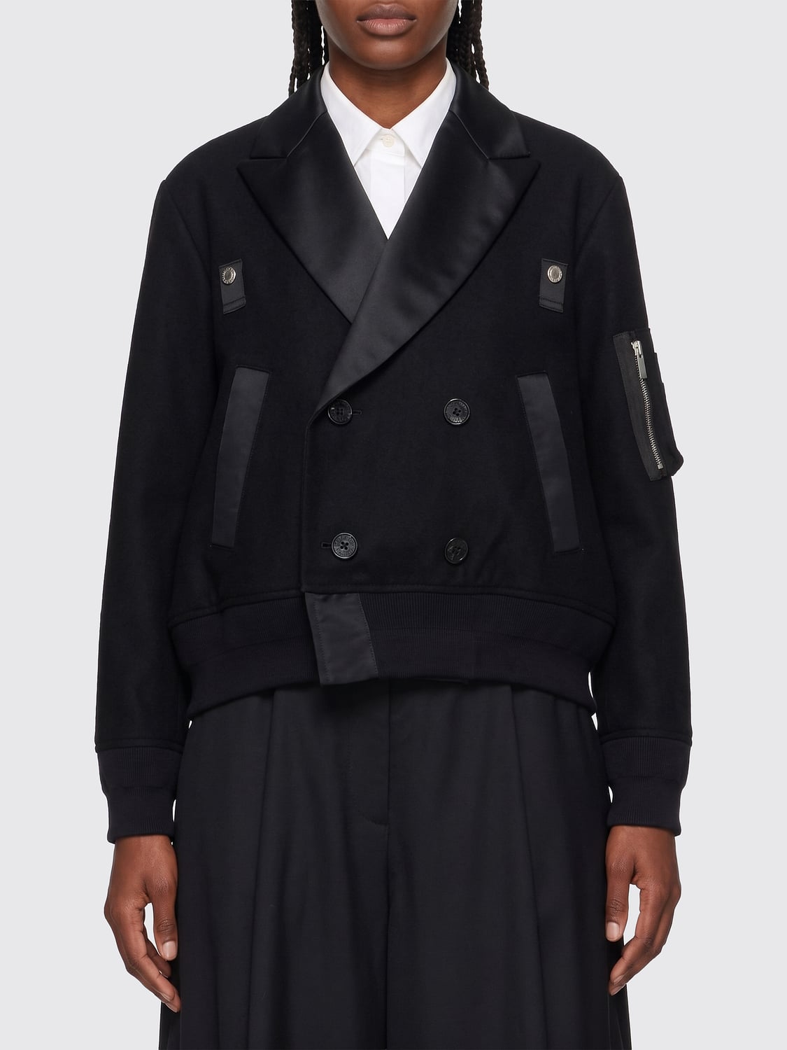 SACAI КУРТКА: Куртка Женское Sacai, Черный - Img 1