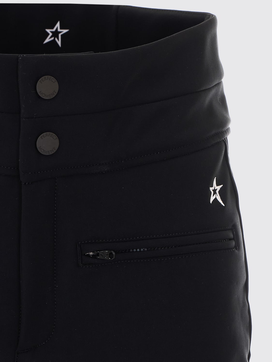 PERFECT MOMENT PANTALONES: Pantalón de esquí Aurora Perfect Moment slim de talle alto en tejido técnico, Negro - Img 4