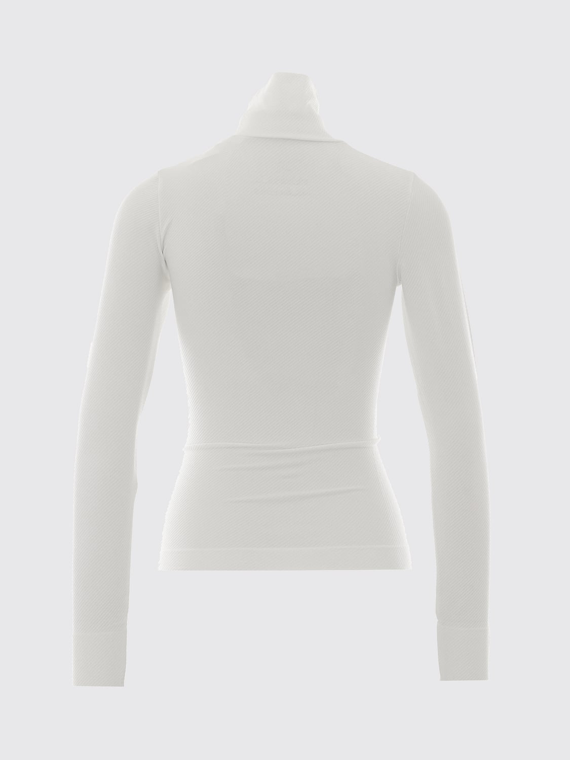 PERFECT MOMENT JERSEY: Jersey Perfect Moment de cuello alto en mezcla de cachemir y modal, Blanco - Img 3