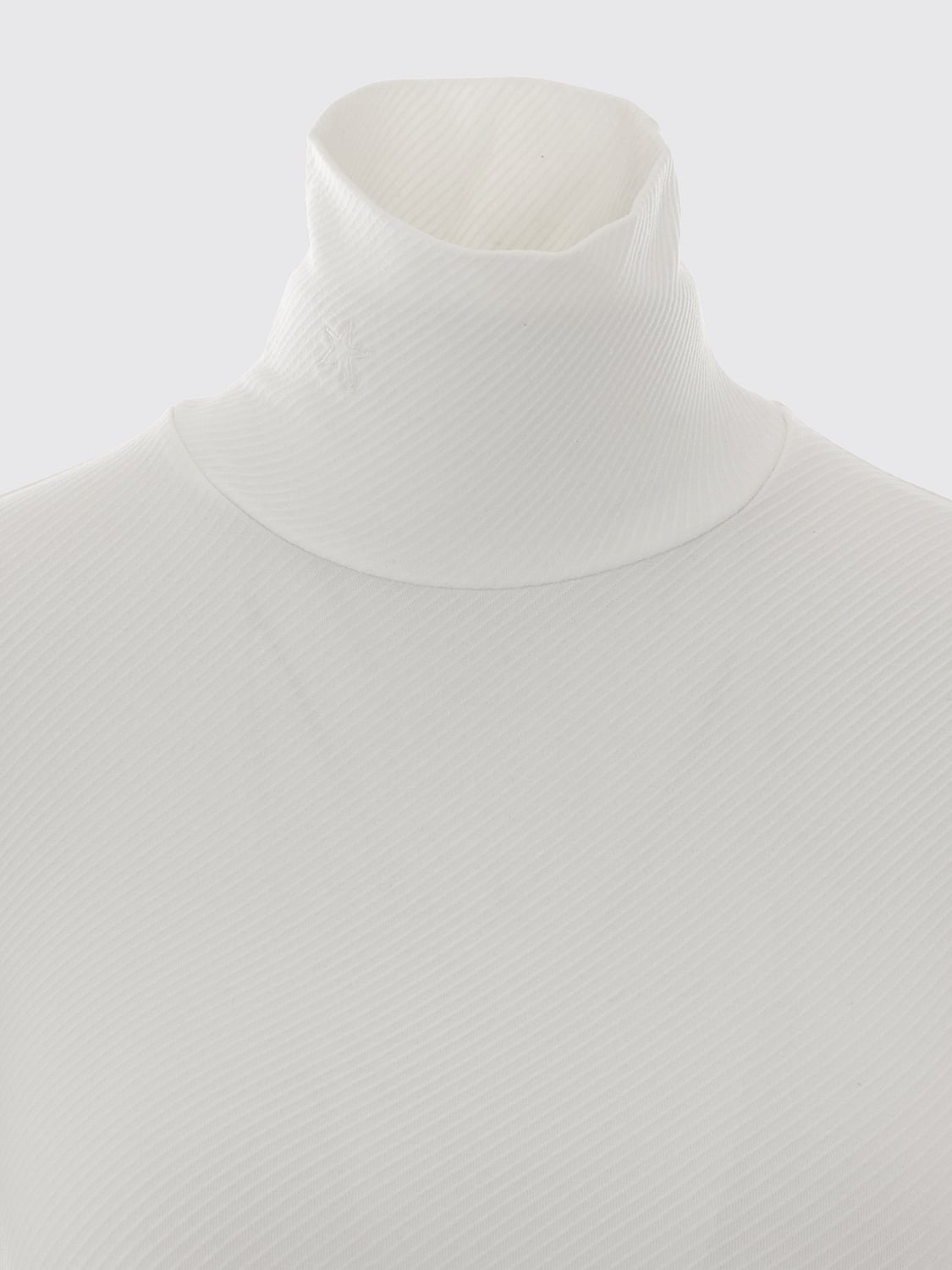 PERFECT MOMENT JERSEY: Jersey Perfect Moment de cuello alto en mezcla de cachemir y modal, Blanco - Img 4