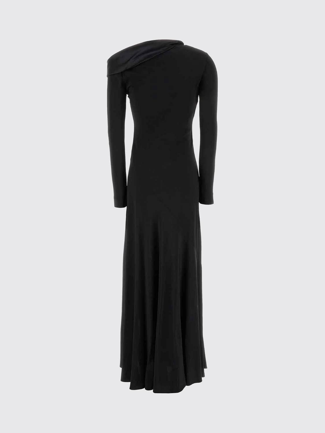 ALBERTA FERRETTI ABITO: Abito lungo a tubino Alberta Ferretti in viscosa con design monospalla, Fantasia - Img 3