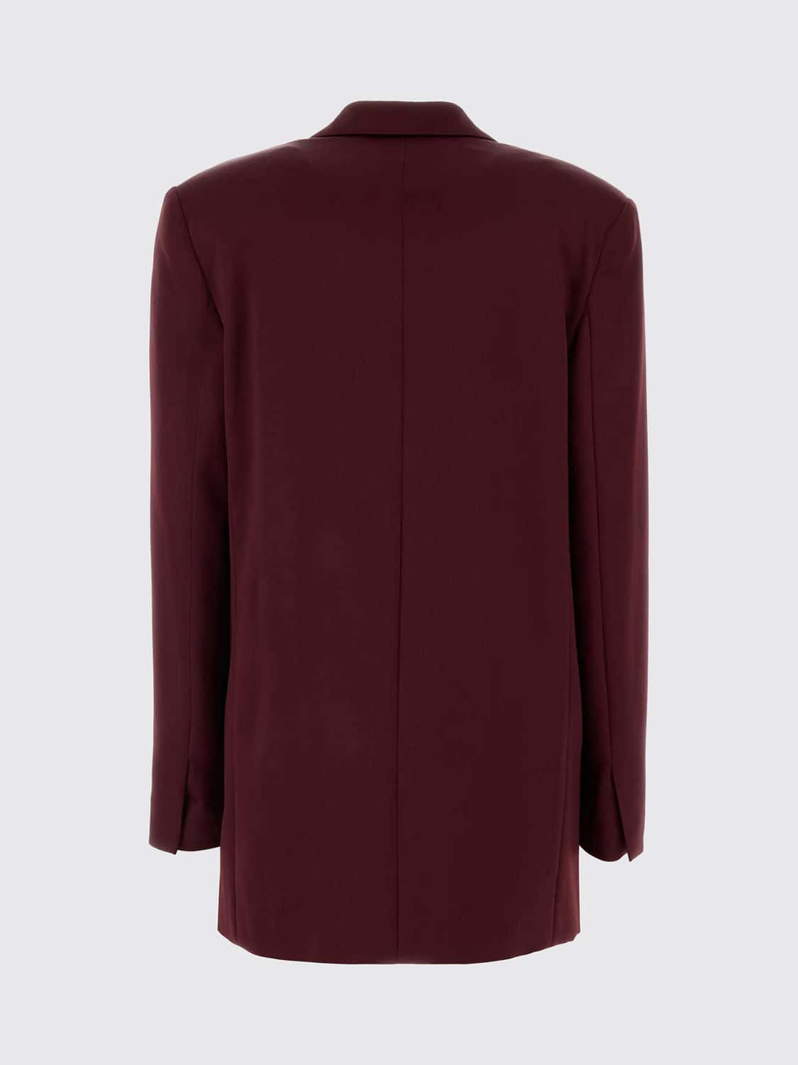 ALBERTA FERRETTI CHAQUETA: Blazer Alberta Ferretti corta cruzada de viscosa con solapas de pico, Rojo - Img 3