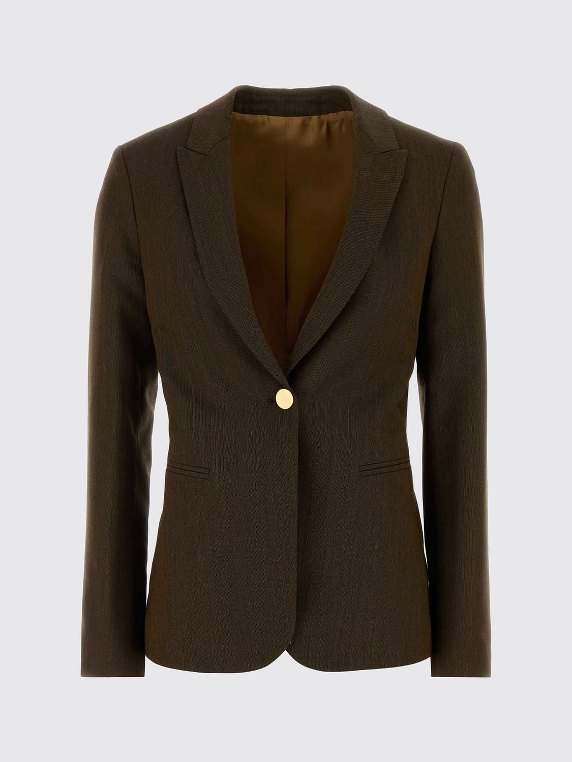 ALBERTA FERRETTI CHAQUETA: Blazer Alberta Ferretti corta de botonadura simple en mezcla de lana virgen, Fantasía - Img 2