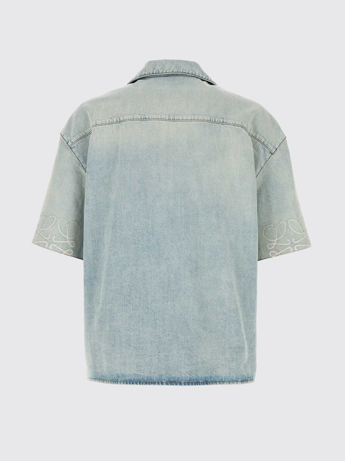 LOEWE CAMICIA: Camicia uomo Loewe, Blue - Img 3