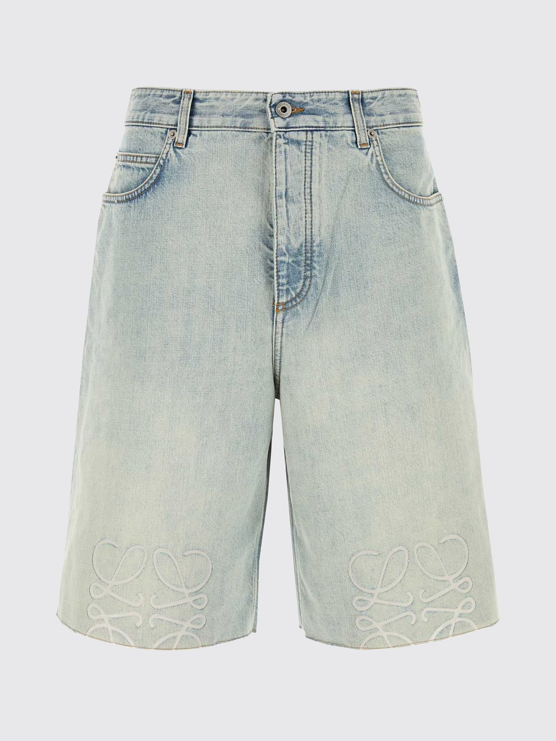 LOEWE SHORTS: Shorts herren Loewe, Blau - Img 2