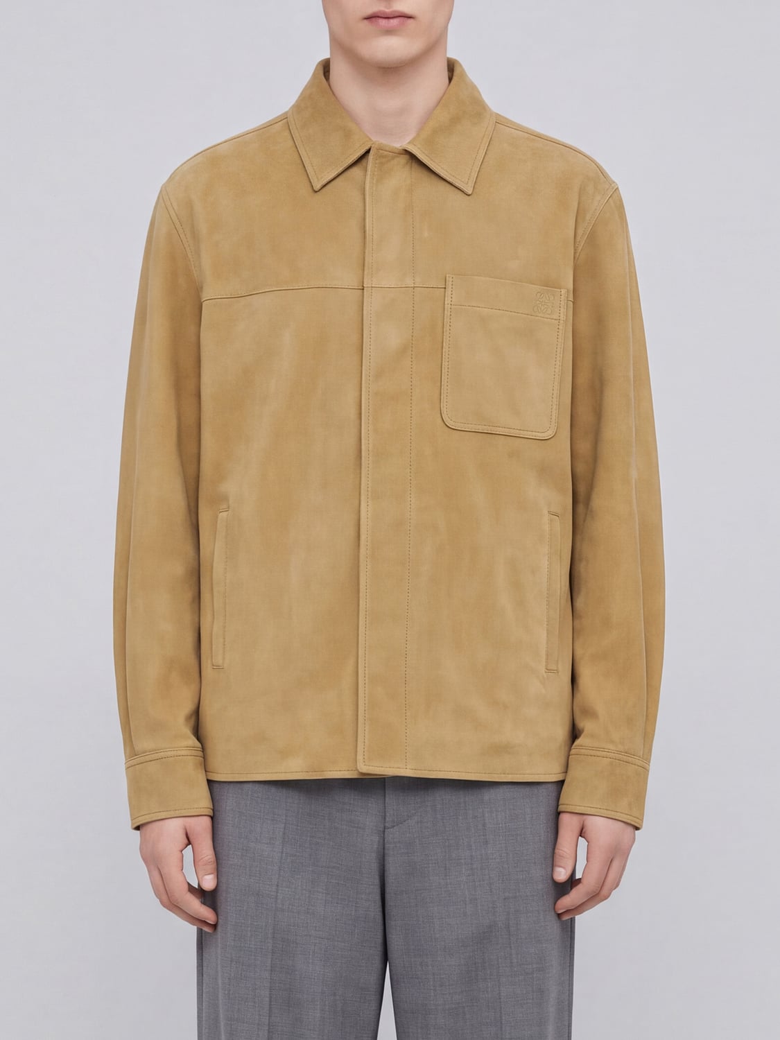 LOEWE CAMISA: Camisa hombre Loewe, Beige - Img 1