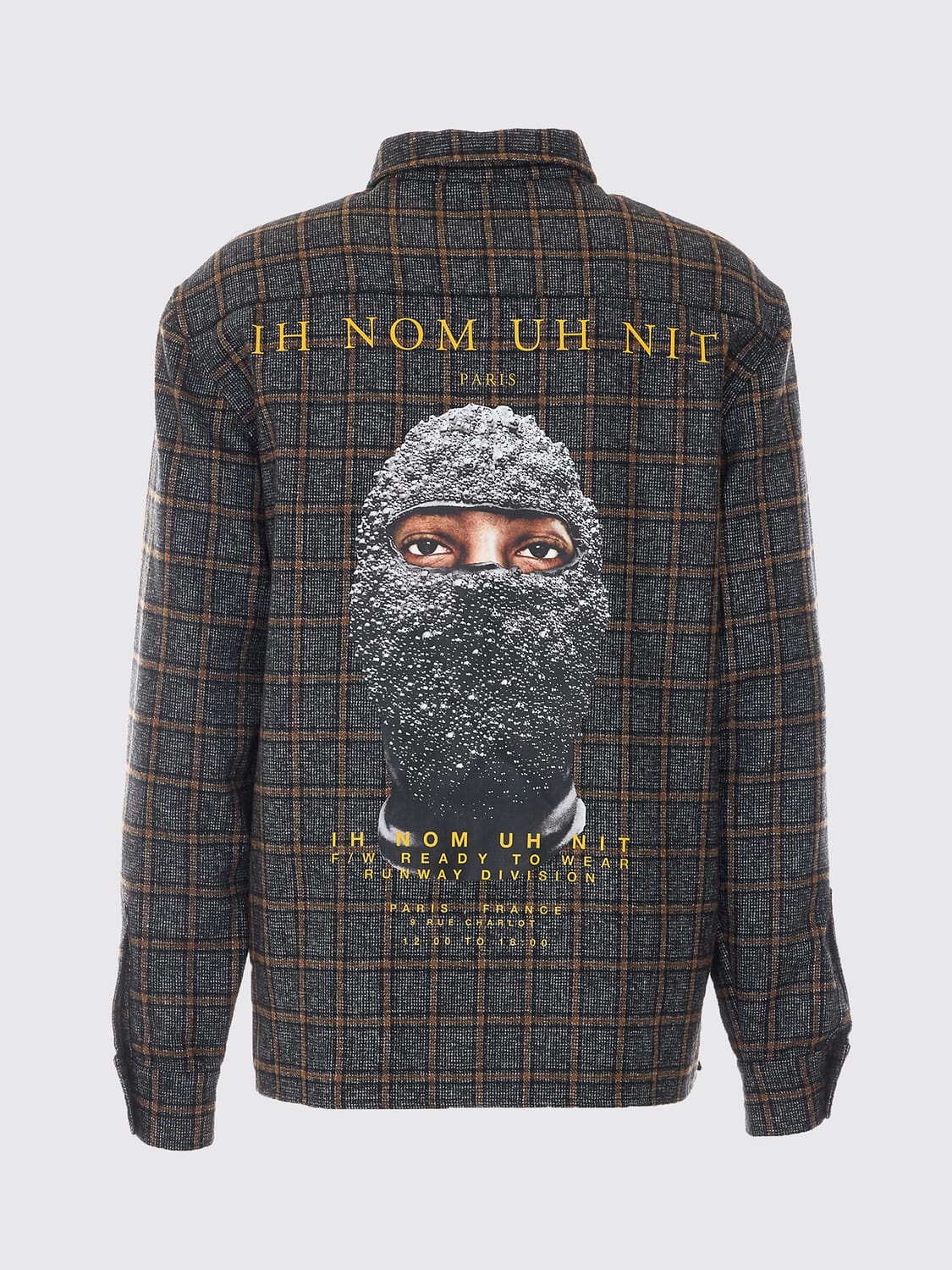 IH NOM UH NIT SHIRT: Shirt men Ih Nom Uh Nit, Grey - Img 3