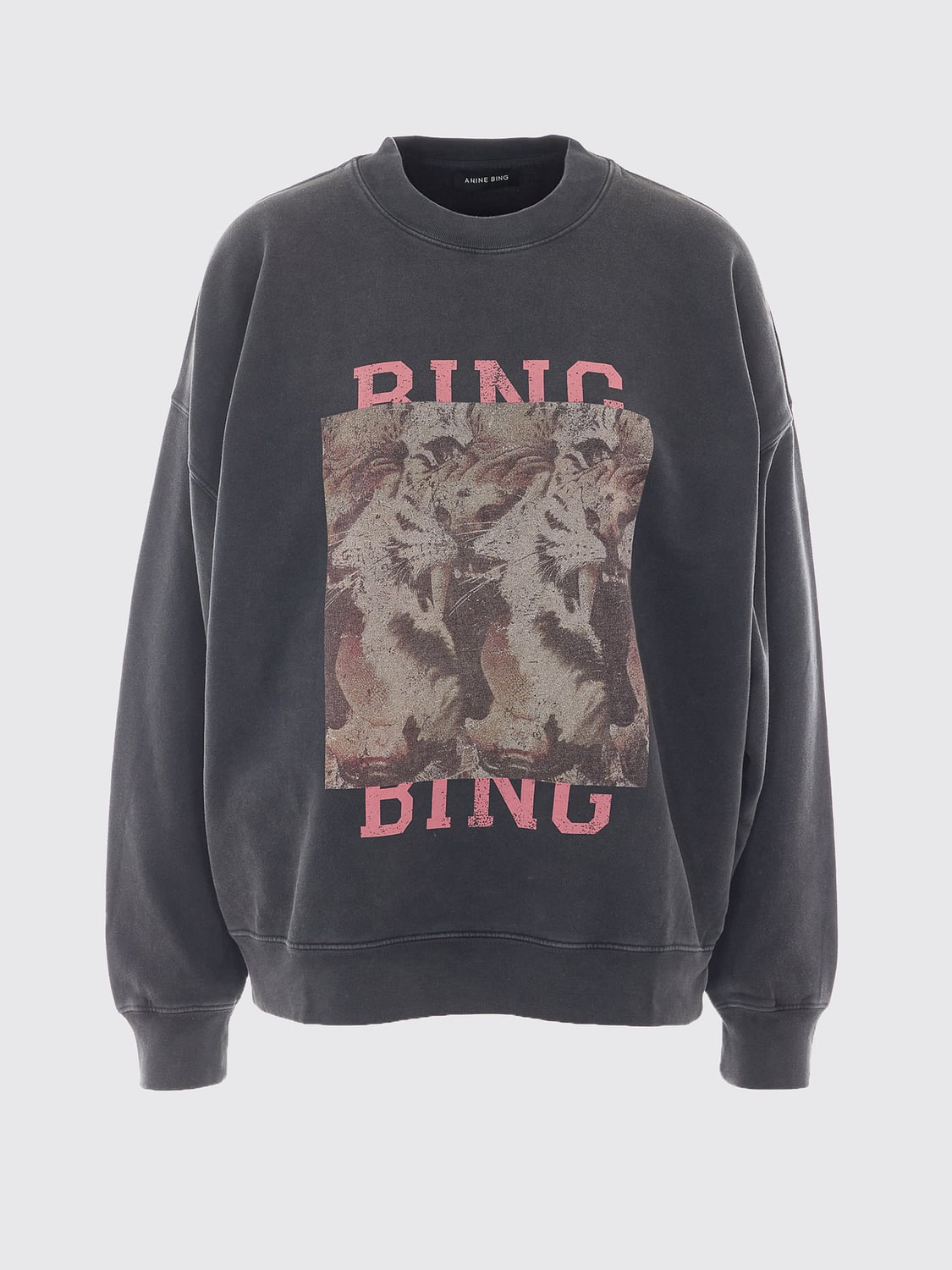 ANINE BING SWEATSHIRT: Sweatshirt damen Anine Bing, Schwarz - Img 2