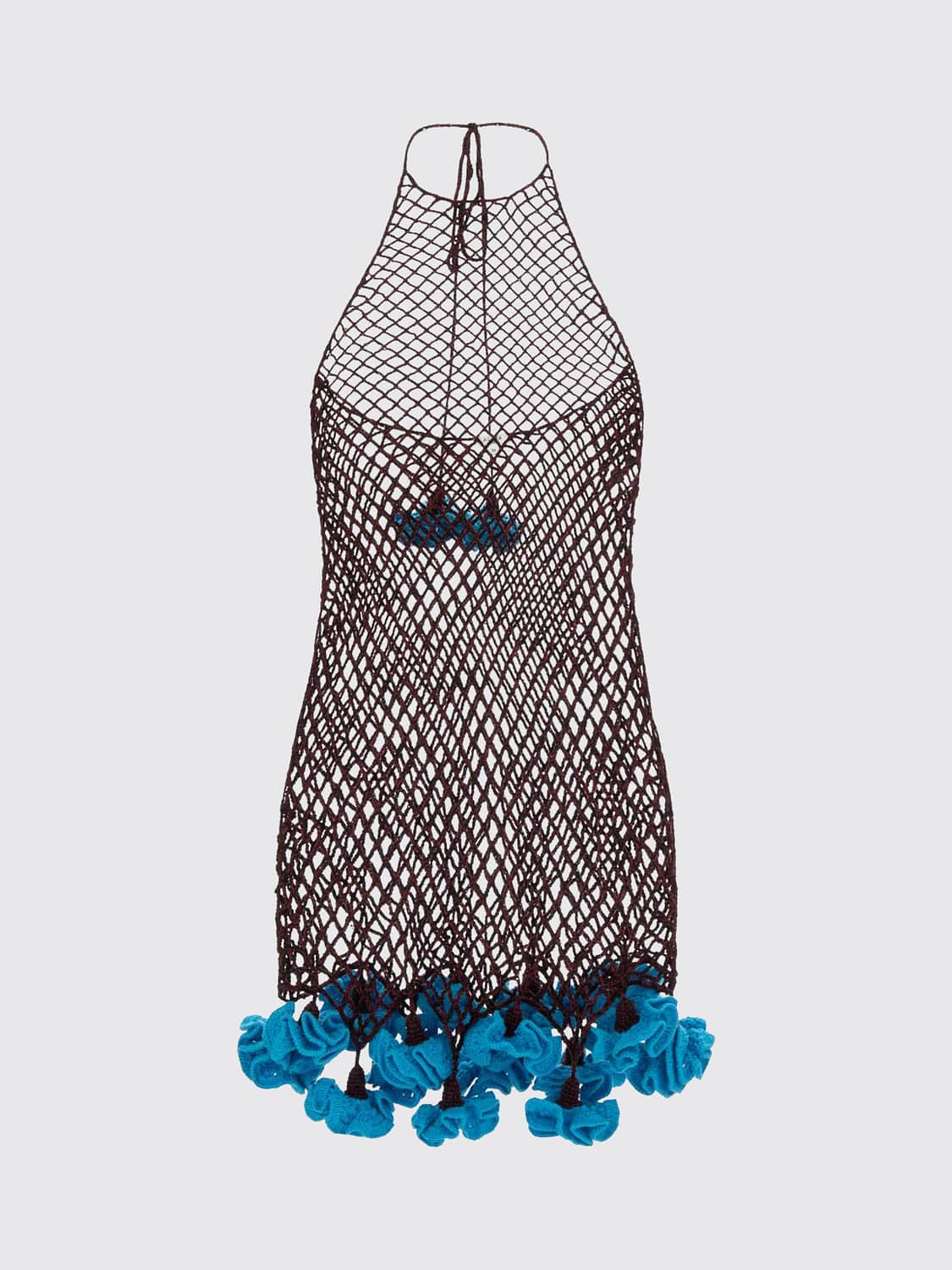 ALAÏA KLEID: Kleid damen AlaÏa, Burgunderrot - Img 1