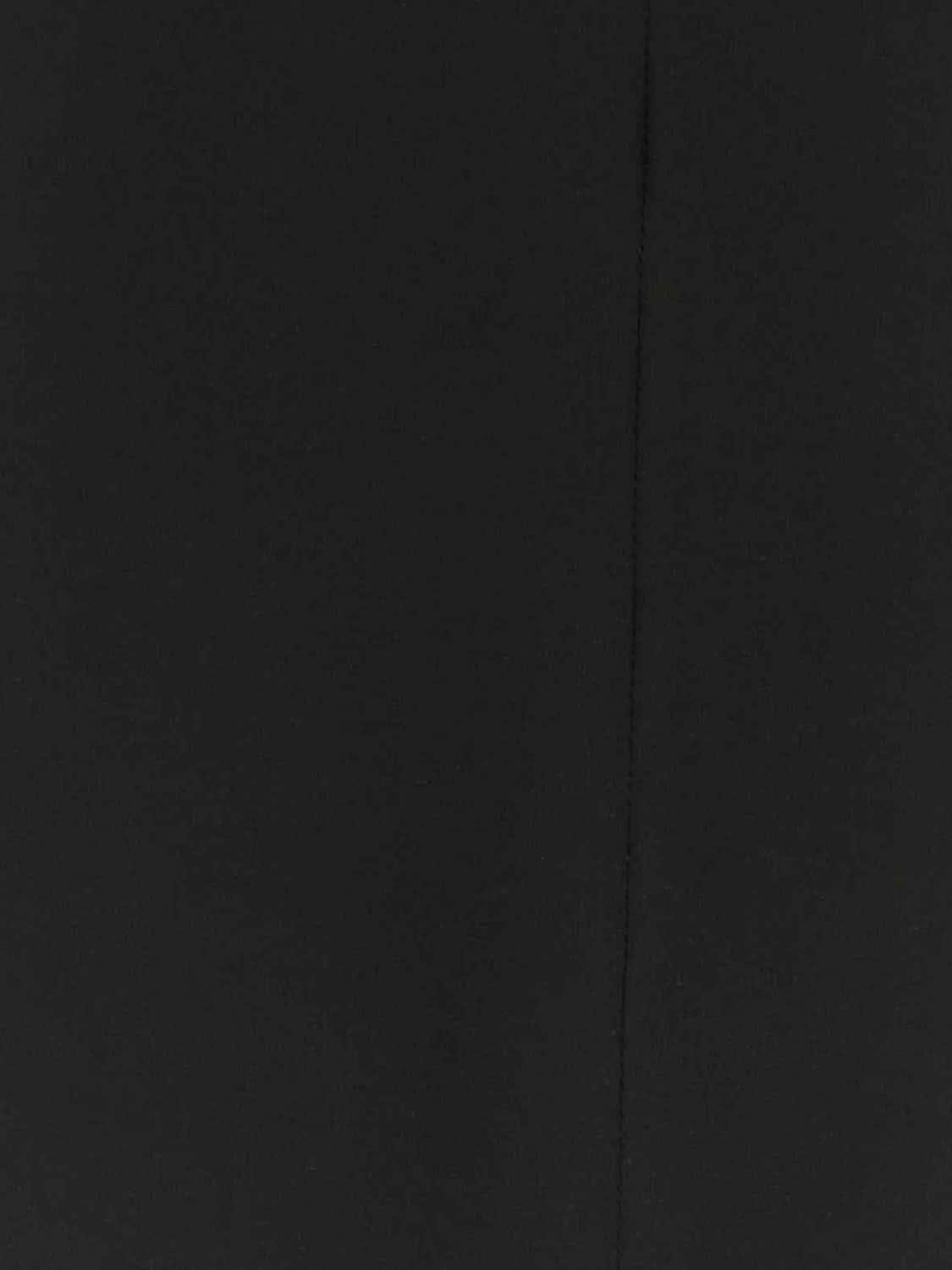 SPORTMAX TOP: Top de cuello alto Sportmax de seda transparente con manga larga, Negro - Img 4