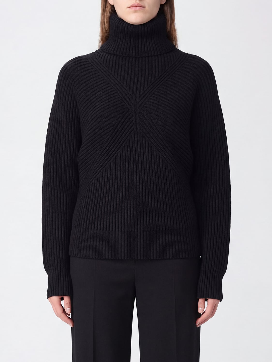 SPORTMAX JERSEY: Jersey mujer Sportmax, Negro - Img 1