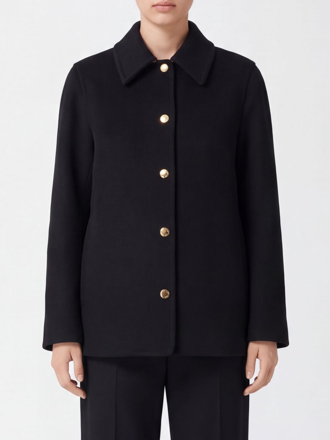 BURBERRY ABRIGO: Abrigo mujer Burberry, Negro - Img 1