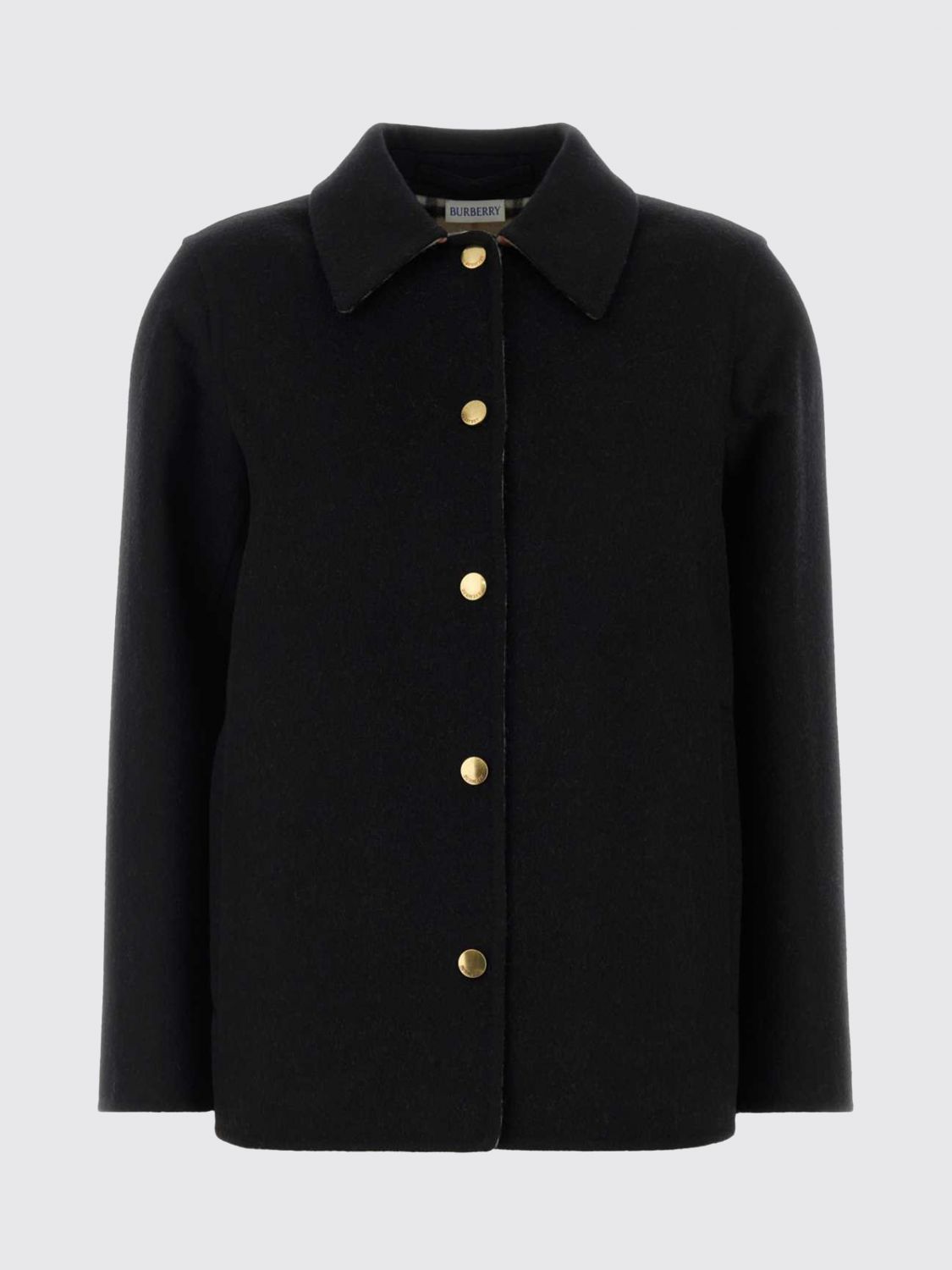 BURBERRY ABRIGO: Abrigo mujer Burberry, Negro - Img 2