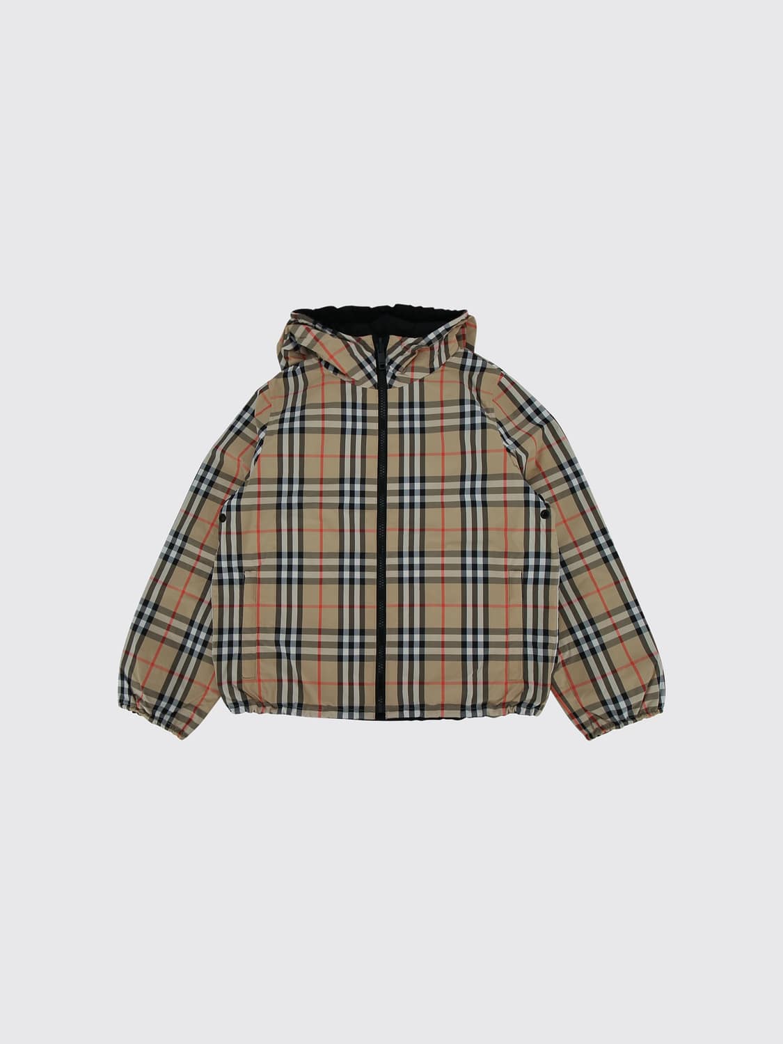 BURBERRY JACKET: Jacket kids Burberry, Sand - Img 1