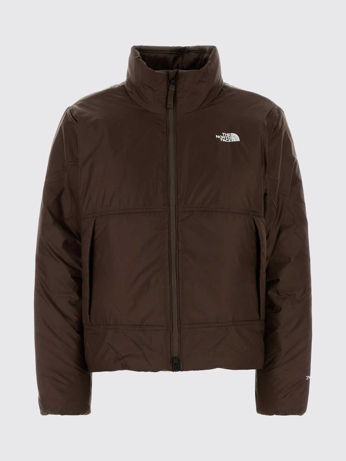 THE NORTH FACE GIACCA: Piumino corto W Pertex Explore The North Face in nylon trapuntato e impermeabile, Marrone - Img 2