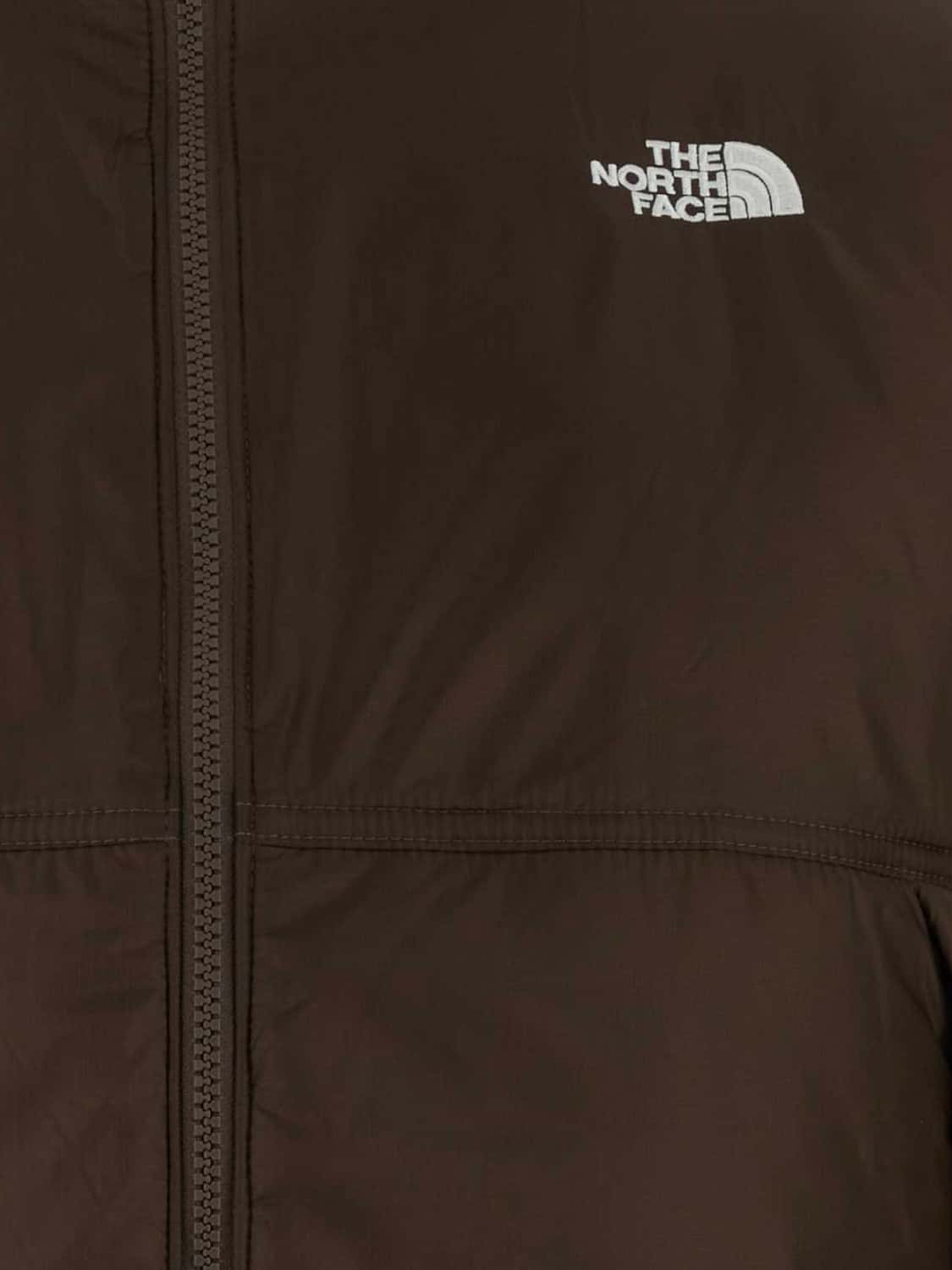 THE NORTH FACE GIACCA: Piumino corto W Pertex Explore The North Face in nylon trapuntato e impermeabile, Marrone - Img 4