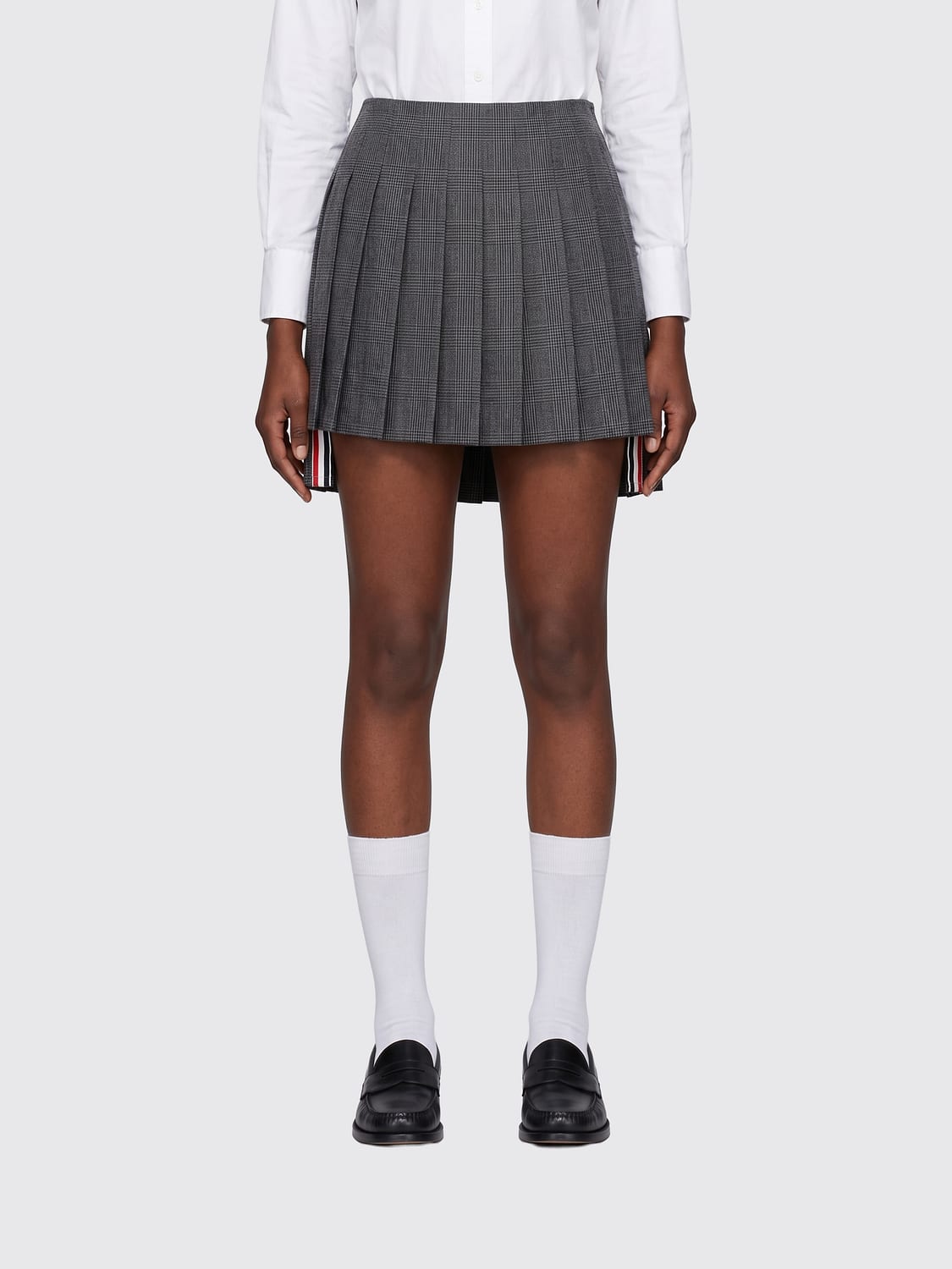 THOM BROWNE FALDA: Falda mujer Thom Browne, Gris - Img 1