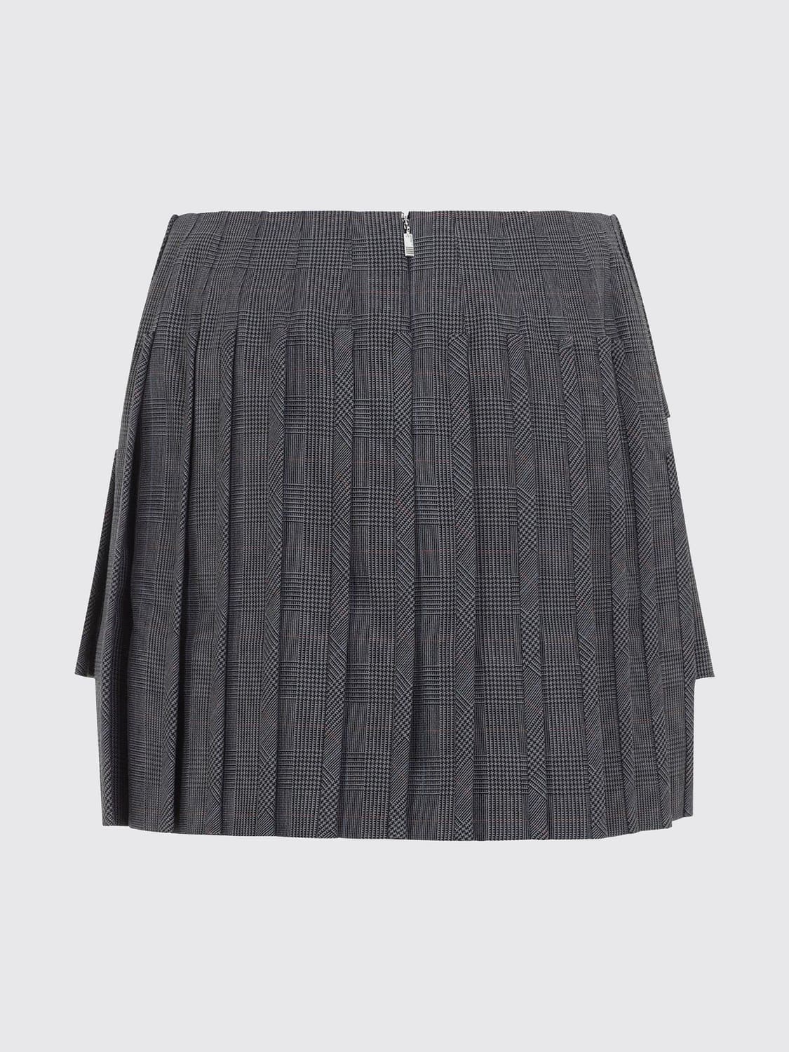 THOM BROWNE FALDA: Falda mujer Thom Browne, Gris - Img 3