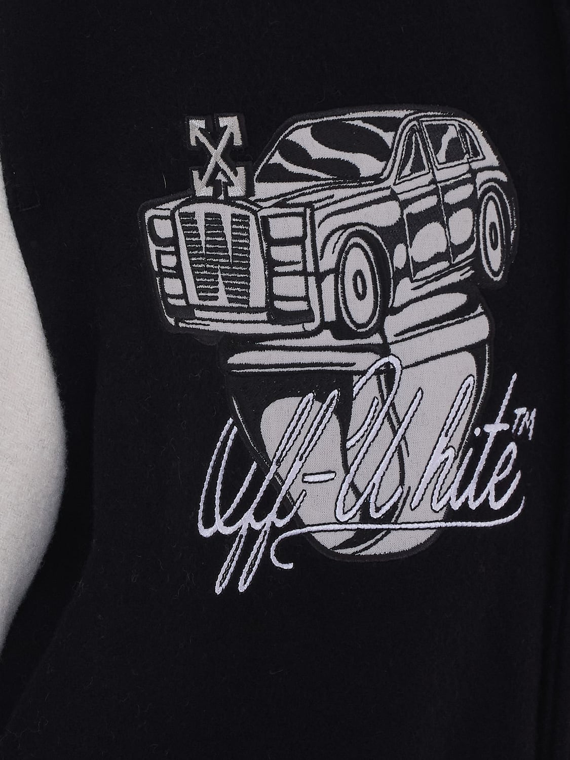 OFF-WHITE 外套: 外套 男士 Off-white, 黑色 - Img 4